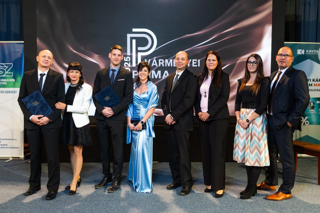 2025-ben a Macrotel Kft. elnyerte az „Év Vármegye Vállalkozója” díjat